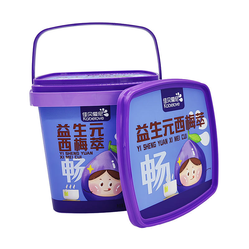 PP Plastic In Mold Label Square Bucket PP Plastic In Mold Label Square Bucket